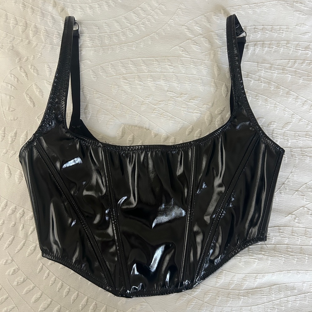 Urban Outfitters Black Corset Top